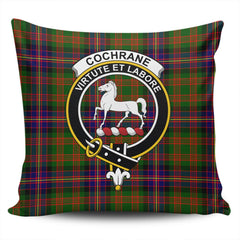 Clan Cochrane Modern Tartan Crest Pillow Cover NU28 Clan Cochrane Tartan Today   