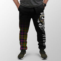 Clan Cochrane Modern Tartan Crest Jogger Sweatpants  Alba Celtic Style FN88 Clan Cochrane Tartan Today   