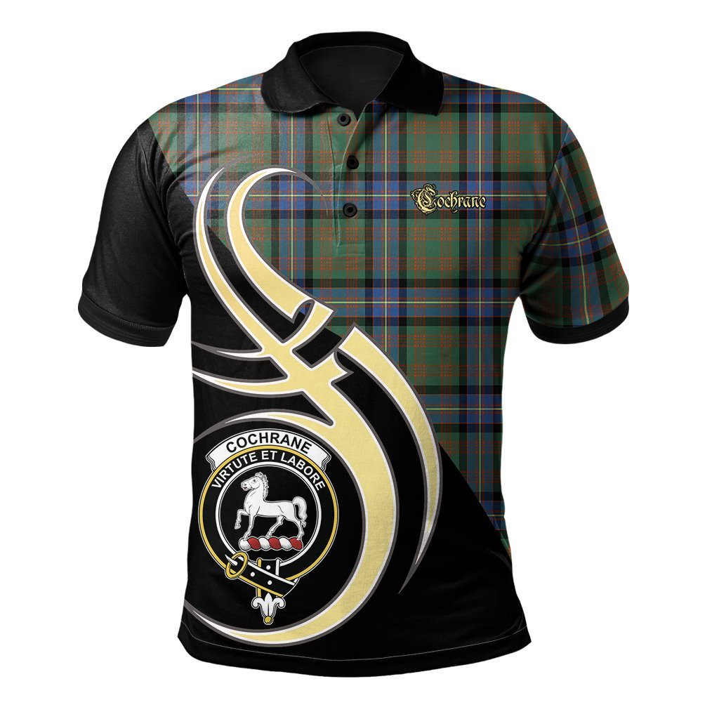 Clan Cochrane Ancient Tartan Polo Shirt - Believe In Me Style XO69 Cochrane Ancient Tartan Tartan Polo   