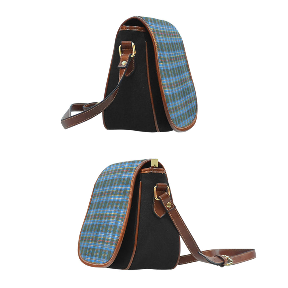 Clan Cockburn Modern Tartan Saddle Handbags SL94 Clan Cockburn Tartan Today   