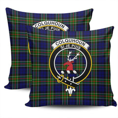 Clan Colquhoun Modern Tartan Crest Pillow Cover JB17 Clan Colquhoun Tartan Today   