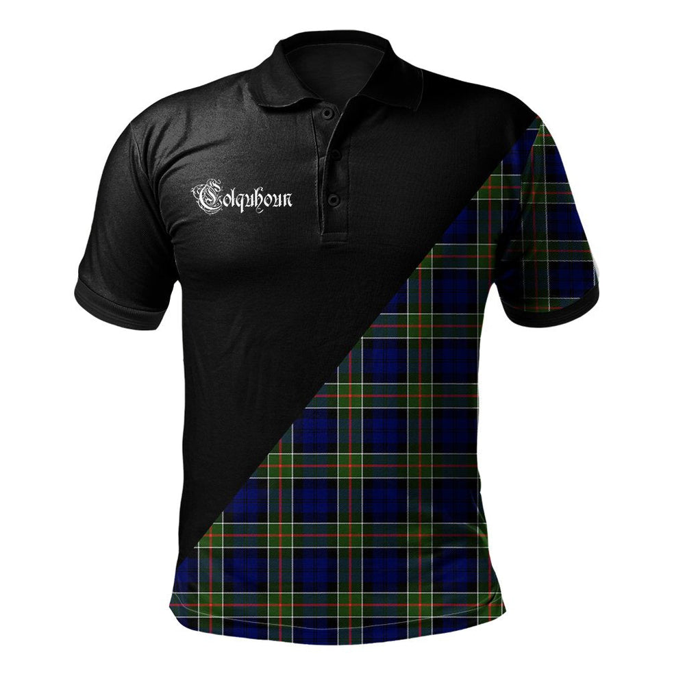 Clan Colquhoun Modern Clan - Military Polo Shirt LG90 Colquhoun Modern Tartan Tartan Polo   
