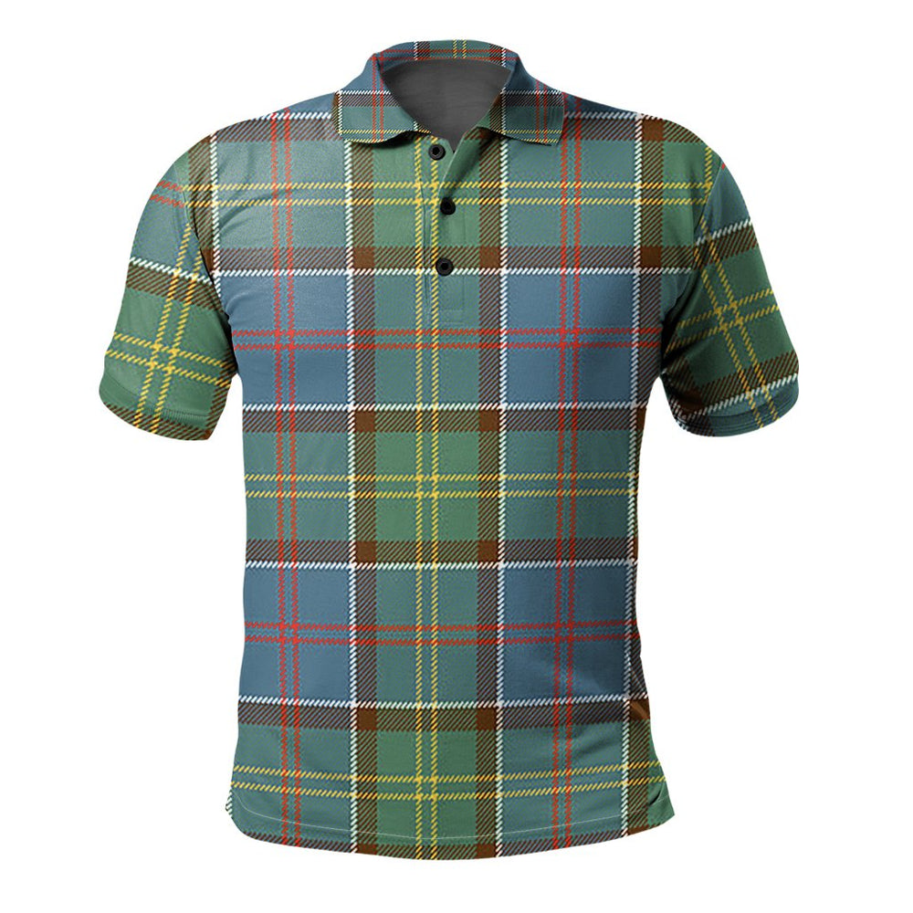 Clan Colville Tartan Polo Shirt YK44 Colville Tartan Tartan Polo   