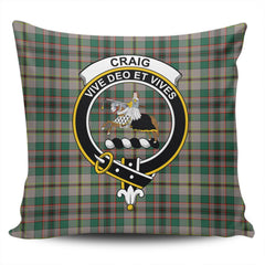 Clan Craig Ancient Tartan Crest Pillow Cover FH62 Clan Craig Tartan Today   