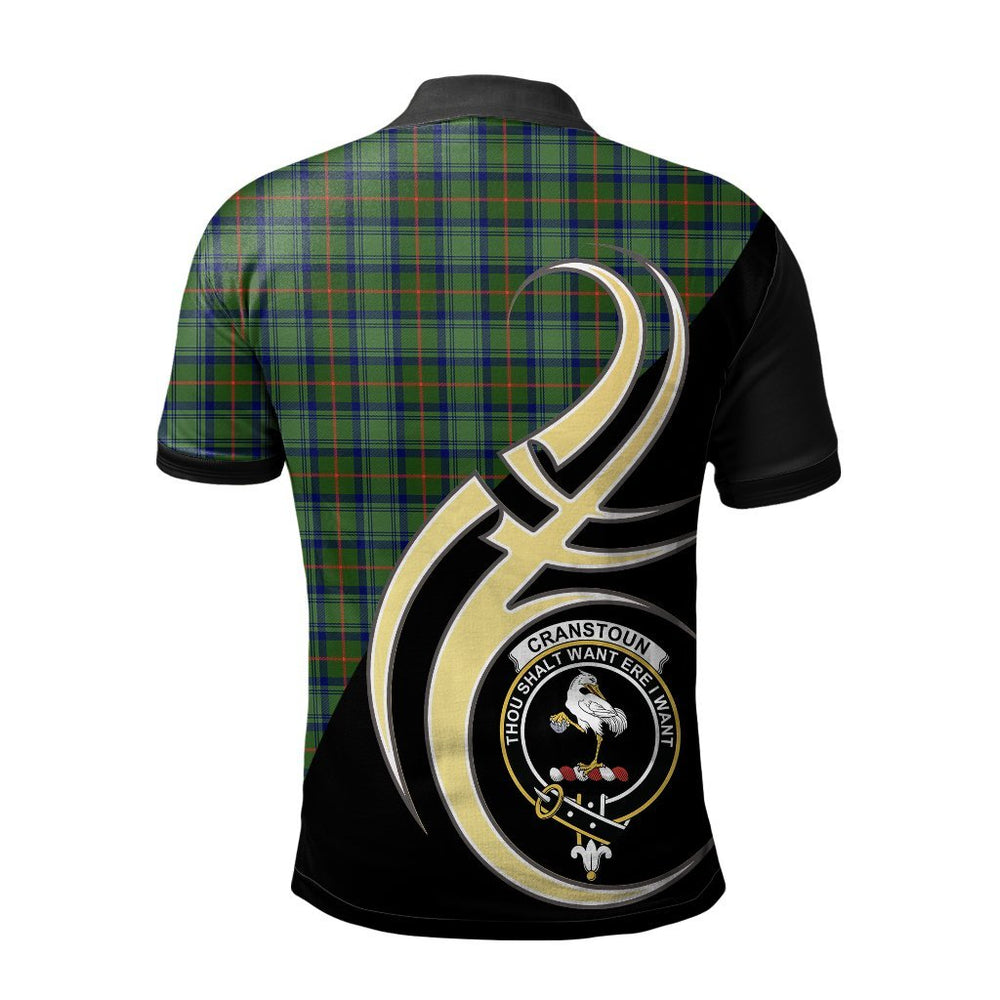 Clan Cranstoun Tartan Polo Shirt - Believe In Me Style PP90 Cranstoun Tartan Tartan Polo   
