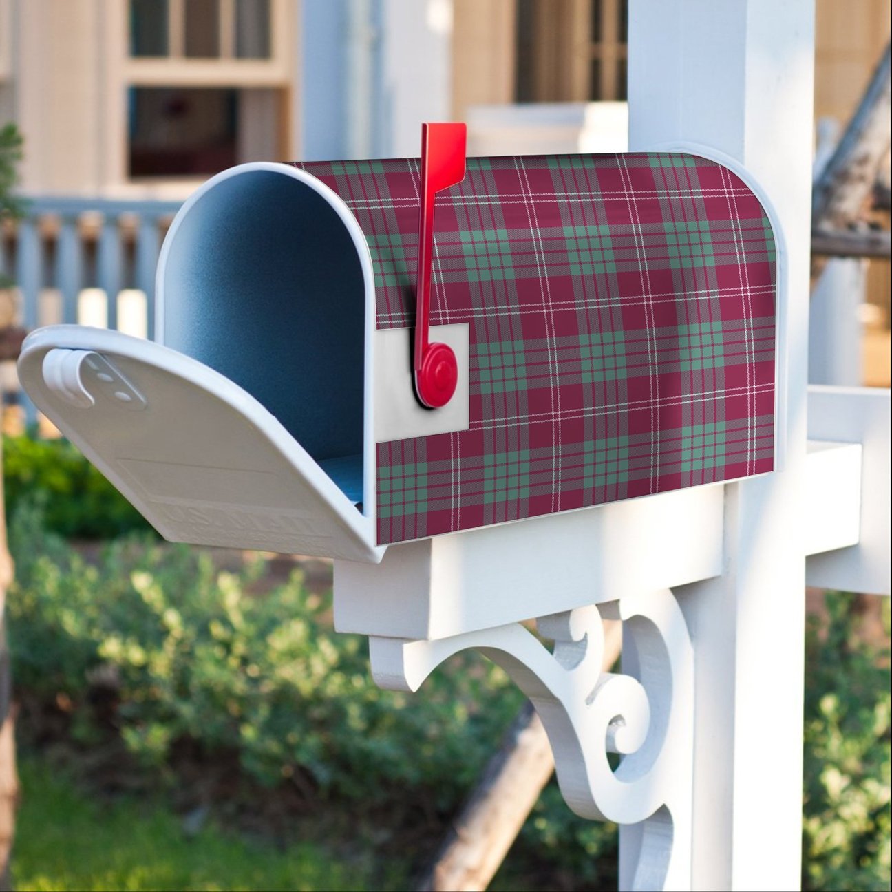 Clan Crawford Ancient Tartan Crest Mailbox YS35 Clan Crawford Tartan Today   