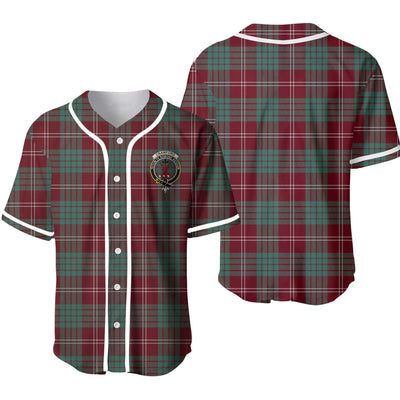 Clan Crawford Tartan Unisex Baseball Jersey