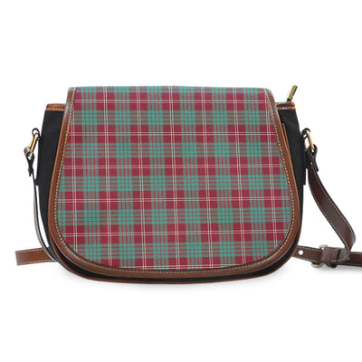 Clan Crawford Modern Tartan Saddle Handbags