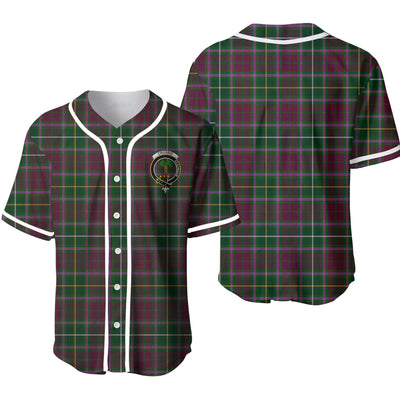 Clan Crosbie Tartan Unisex Baseball Jersey