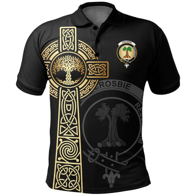 Clan Crosbie (or Crosby) Clan Unisex Polo Shirt - Celtic Tree Of Life DS53