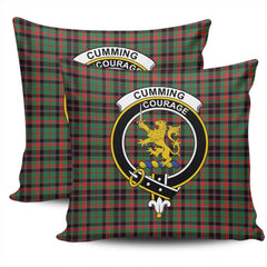 Clan Cumming Hunting Ancient Tartan Crest Pillow Cover CH31 Clan Cumming Tartan Today   