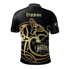 Clan Cumming Hunting Clan Polo Shirt Viking Wolf TJ42 Cumming Hunting Tartan Polo   