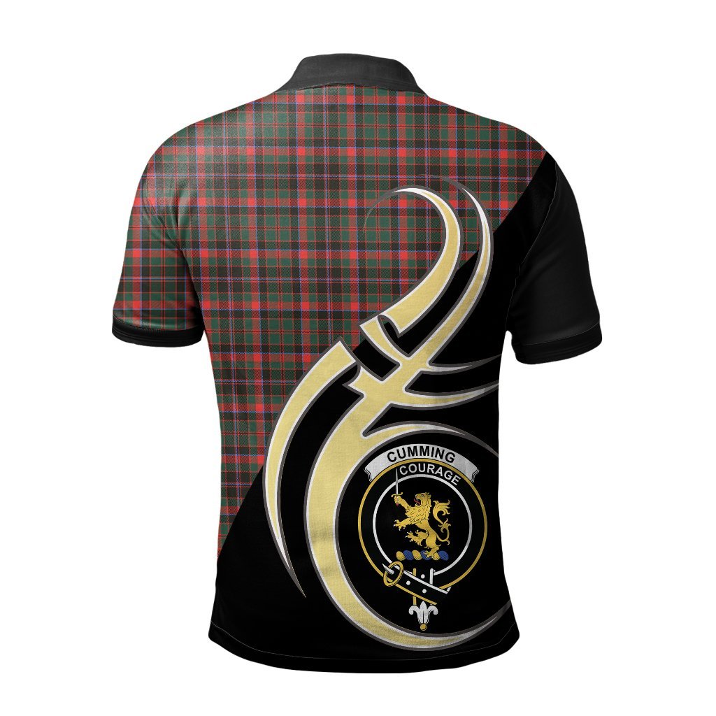 Clan Cumming Hunting Modern Tartan Polo Shirt - Believe In Me Style SO59 Cumming Hunting Modern Tartan Tartan Polo   