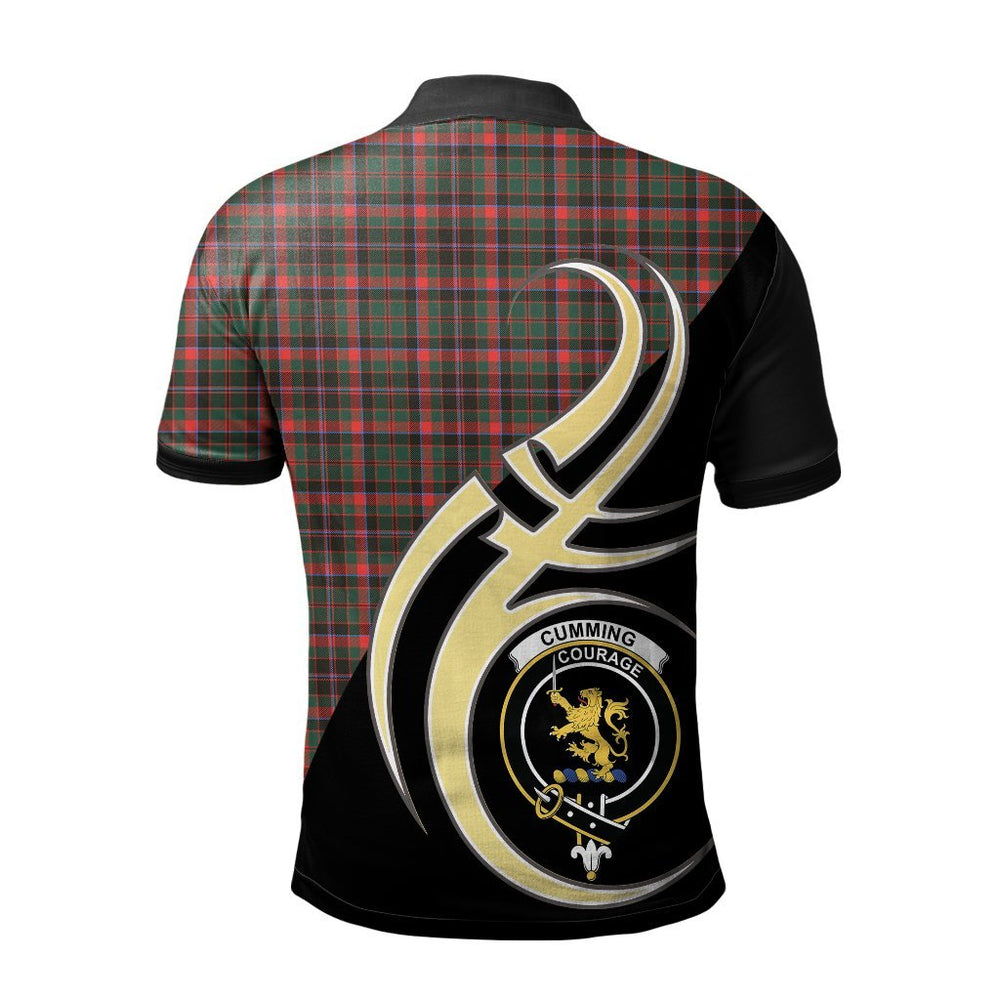 Clan Cumming Hunting Modern Tartan Polo Shirt - Believe In Me Style SO59 Cumming Hunting Modern Tartan Tartan Polo   