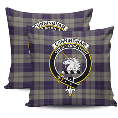 Clan Cunningham Dress Blue Dancers Tartan Crest Pillow Cover VO45 Clan Cunningham Tartan Today   