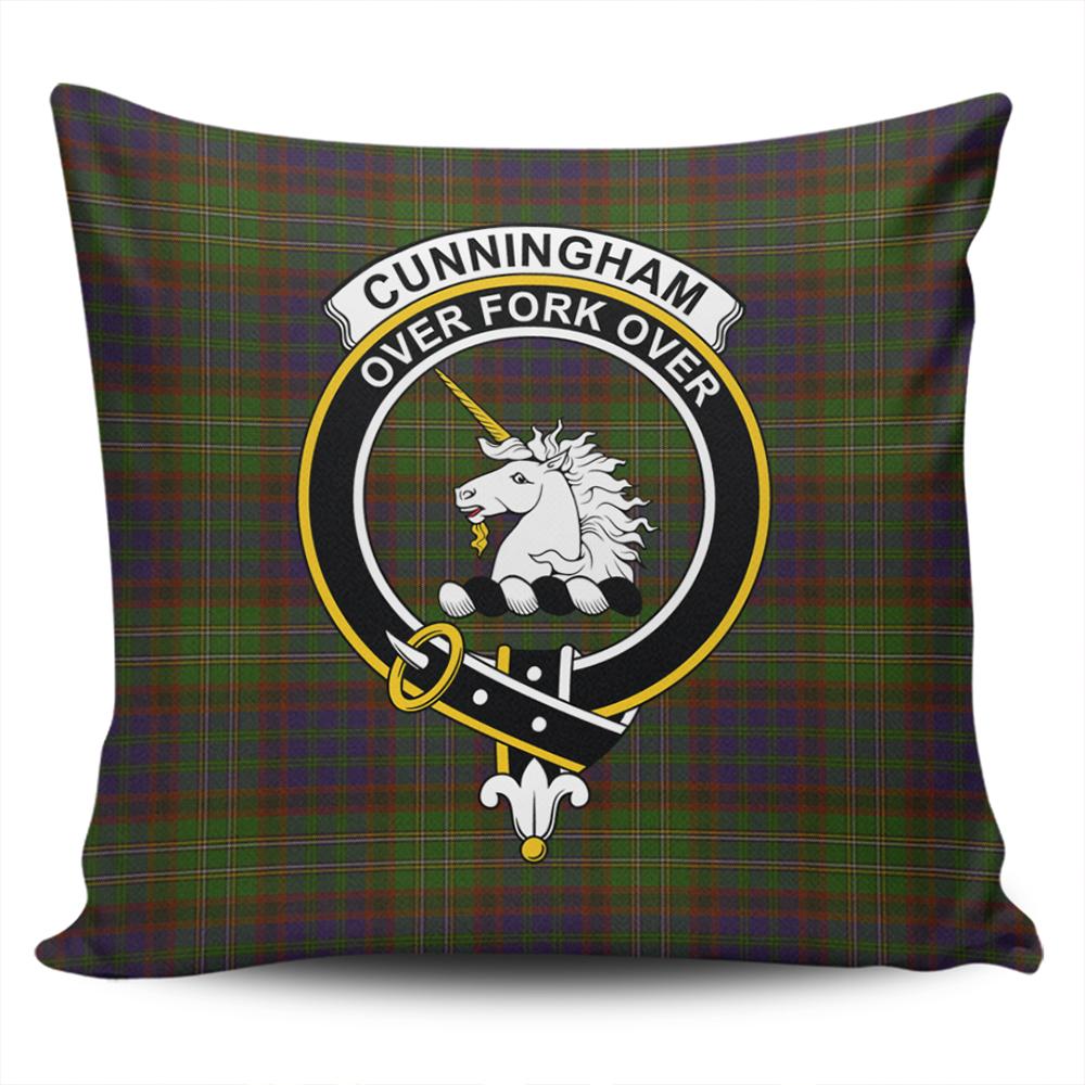 Clan Cunningham Hunting Modern Tartan Crest Pillow Cover XN72 Clan Cunningham Tartan Today   
