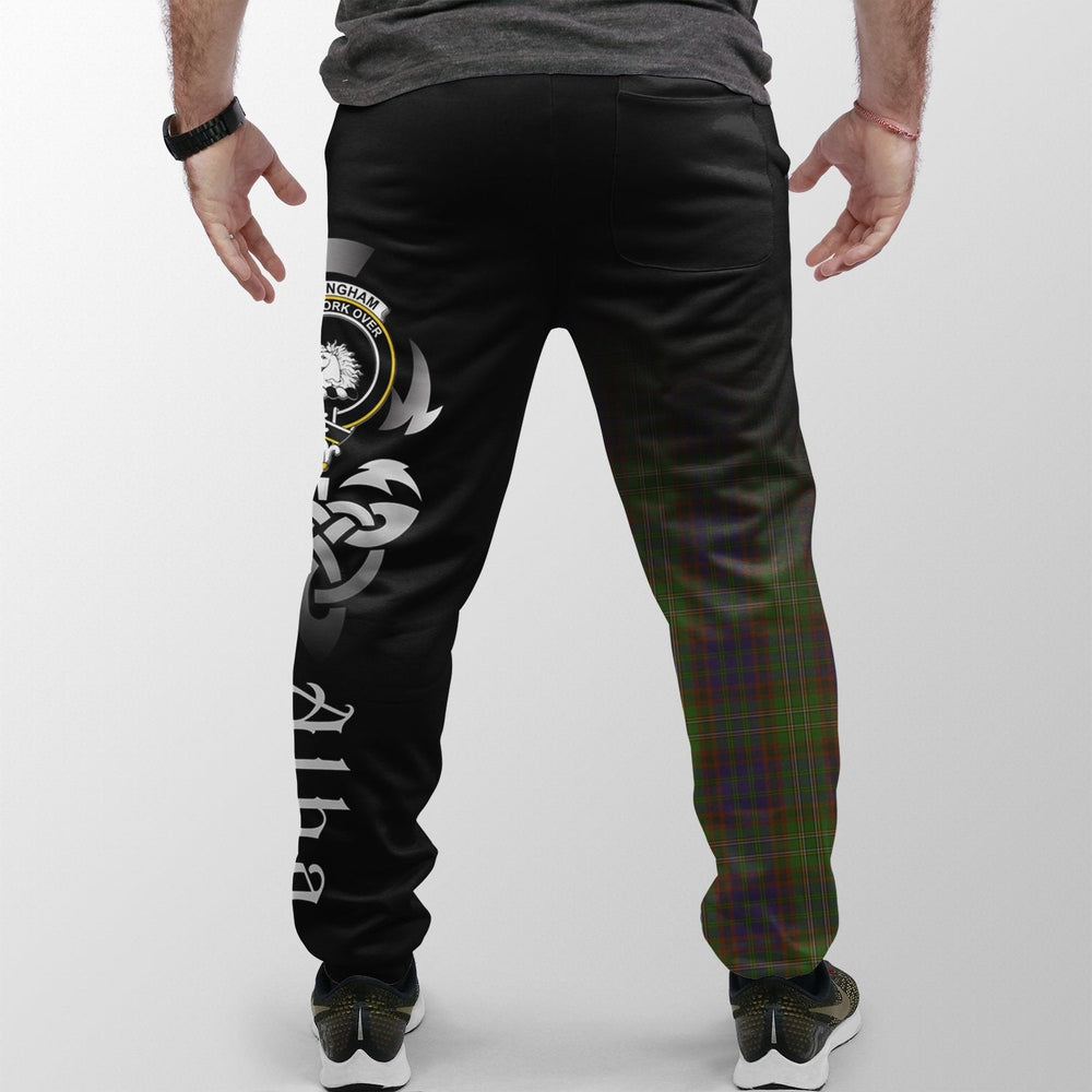 Clan Cunningham Hunting Modern Tartan Crest Jogger Sweatpants  Alba Celtic Style SG32 Clan Cunningham Tartan Today   