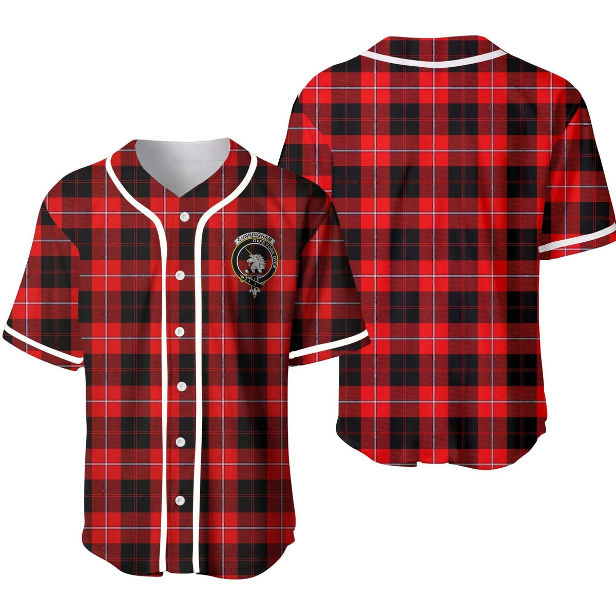 Clan Cunningham Tartan Unisex Baseball Jersey DK25OK96 Clan Cunningham Tartan Today   