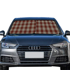 Clan Cunningham Burgundy Dancers Tartan Sun Shade 2 Pieces EZ75 Clan Cunningham Tartan Today   