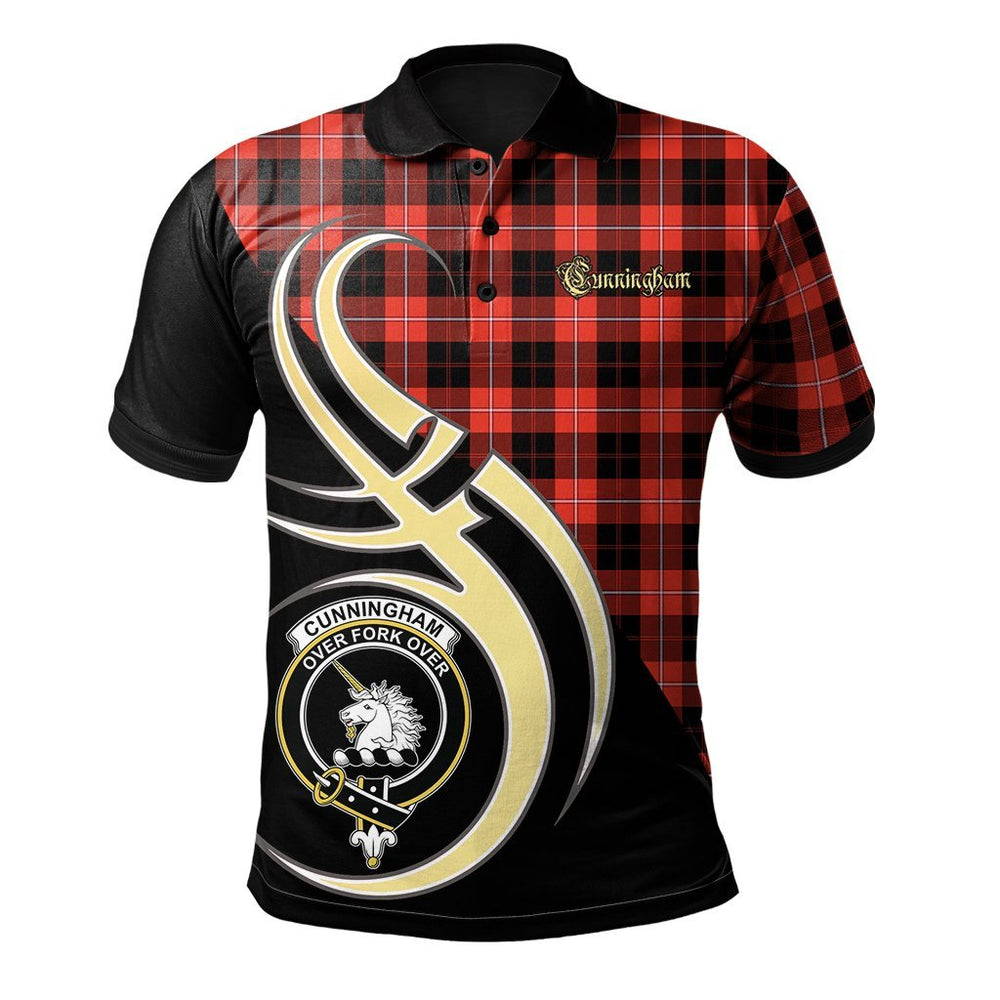 Clan Cunningham Modern Tartan Polo Shirt - Believe In Me Style YT41 Cunningham Modern Tartan Tartan Polo   