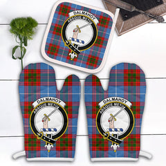 Clan Dalmahoy Tartan Crest Oven Mitt And Pot Holder (2 Oven Mitts + 1 Pot Holder) XW72 Clan Dalmahoy Tartan Today   