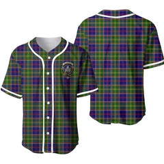 Clan Dalrymple Tartan Unisex Baseball Jersey KH19XZ48 Clan Dalrymple Tartan Today   