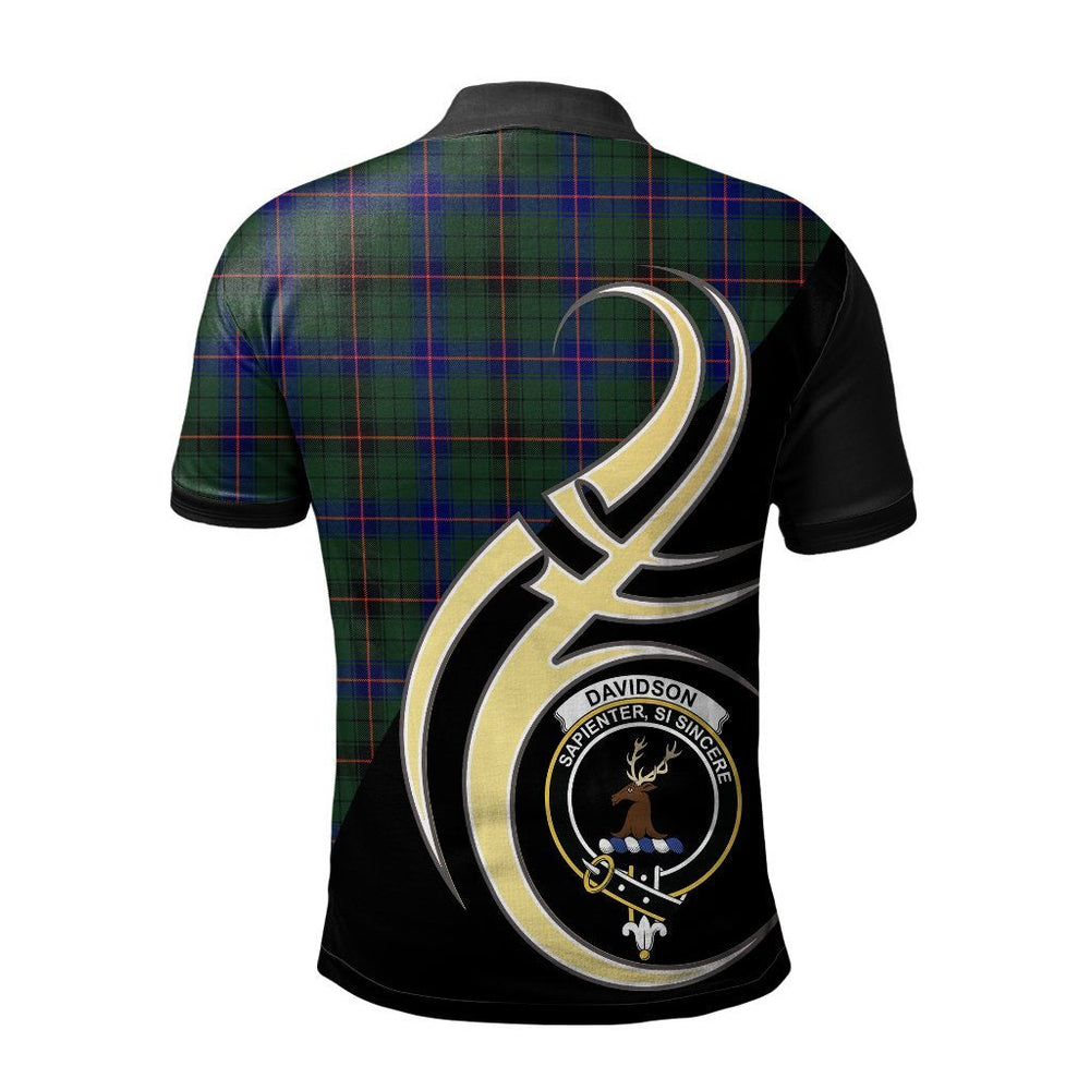 Clan Davidson Modern Tartan Polo Shirt - Believe In Me Style AD31 Davidson Modern Tartan Tartan Polo   