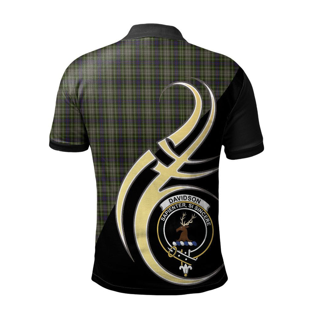 Clan Davidson Tulloch Dress Tartan Polo Shirt - Believe In Me Style WT55 Davidson Tulloch Dress Tartan Tartan Polo   