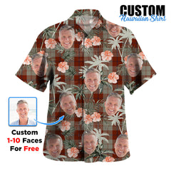 Clan Davidson Dress Dancers Tartan Custom Face Hawaiian Shirt – Unisex Gift for Family Members, Summer Party GT61 Davidson Dress Dancers Tartan Tartan Hawaii Shirt