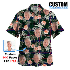 Clan Davidson Modern Tartan Custom Face Hawaiian Shirt – Unisex Gift for Family Members, Summer Party GD36 Davidson Modern Tartan Tartan Hawaii Shirt