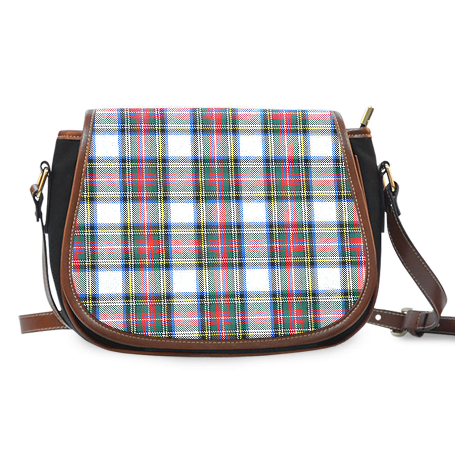 Clan Dennistoun Tartan Saddle Handbags