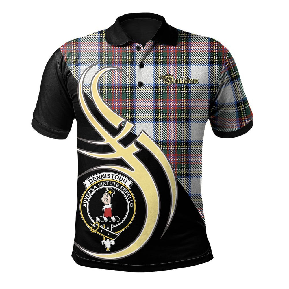 Clan Dennistoun Tartan Polo Shirt - Believe In Me Style JO42 Dennistoun Tartan Tartan Polo   