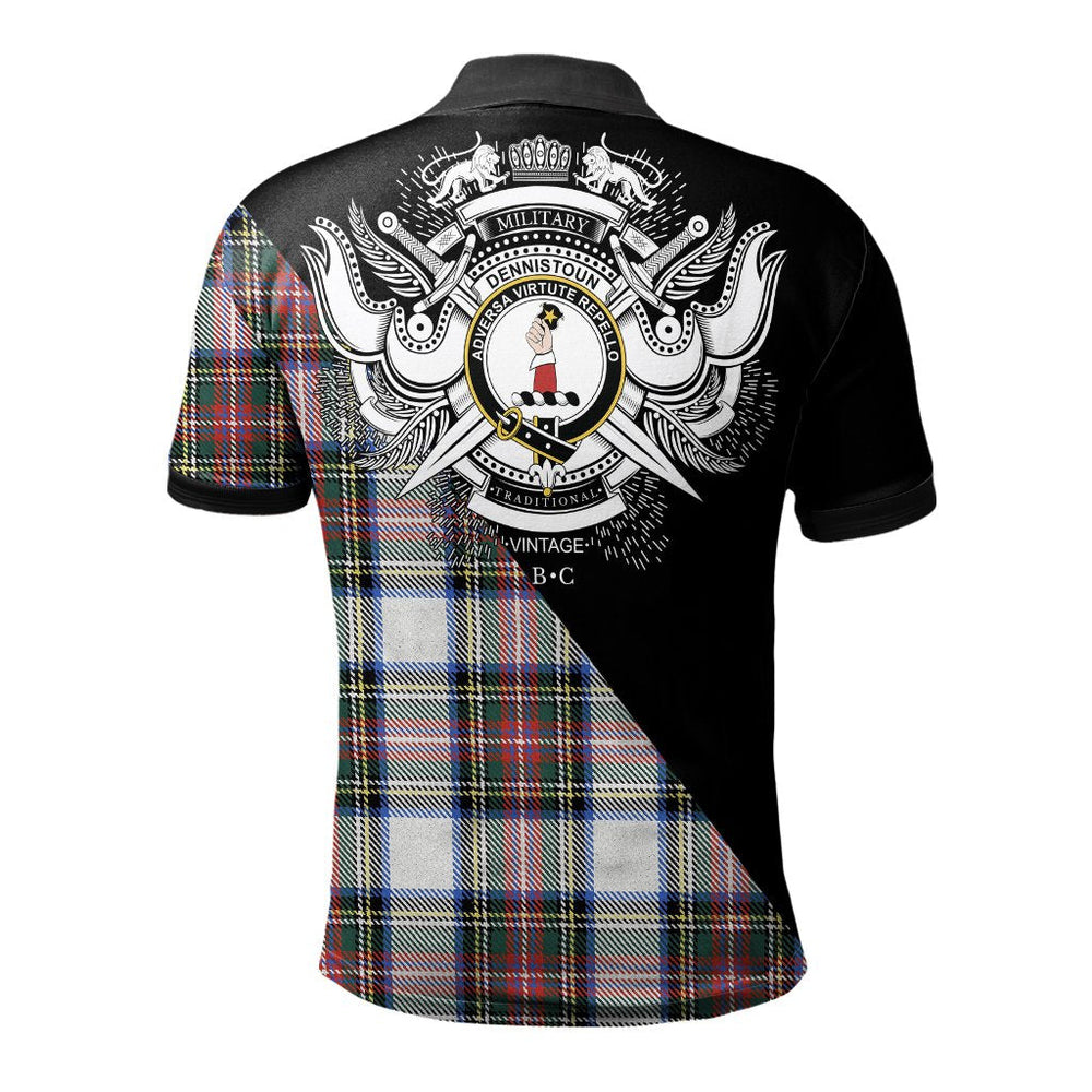 Clan Dennistoun Clan - Military Polo Shirt VZ66 Dennistoun Tartan Tartan Polo   