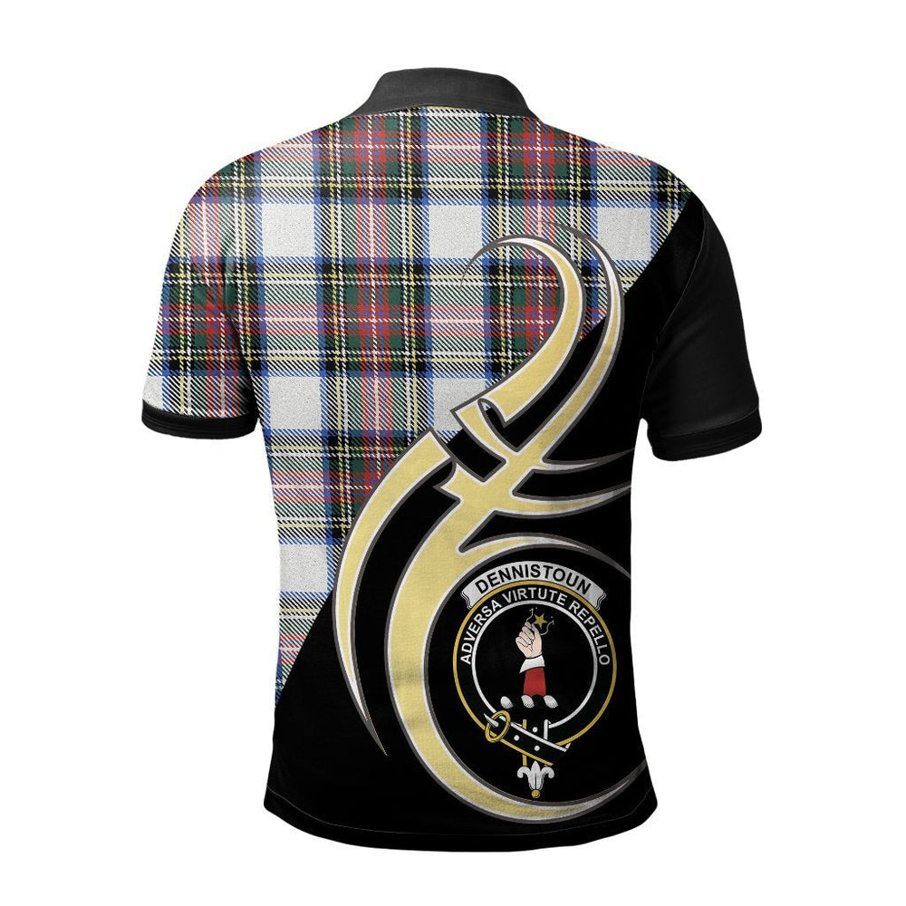 Clan Dennistoun Tartan Polo Shirt - Believe In Me Style JO42 Dennistoun Tartan Tartan Polo   