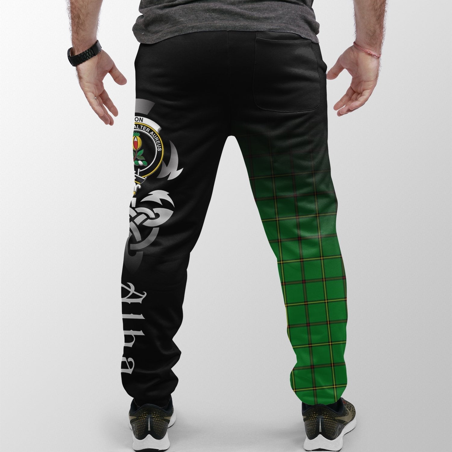 Clan Don (Tribe-Of-Mar) Tartan Crest Jogger Sweatpants  Alba Celtic Style QQ84 Clan Mar Tartan Today   