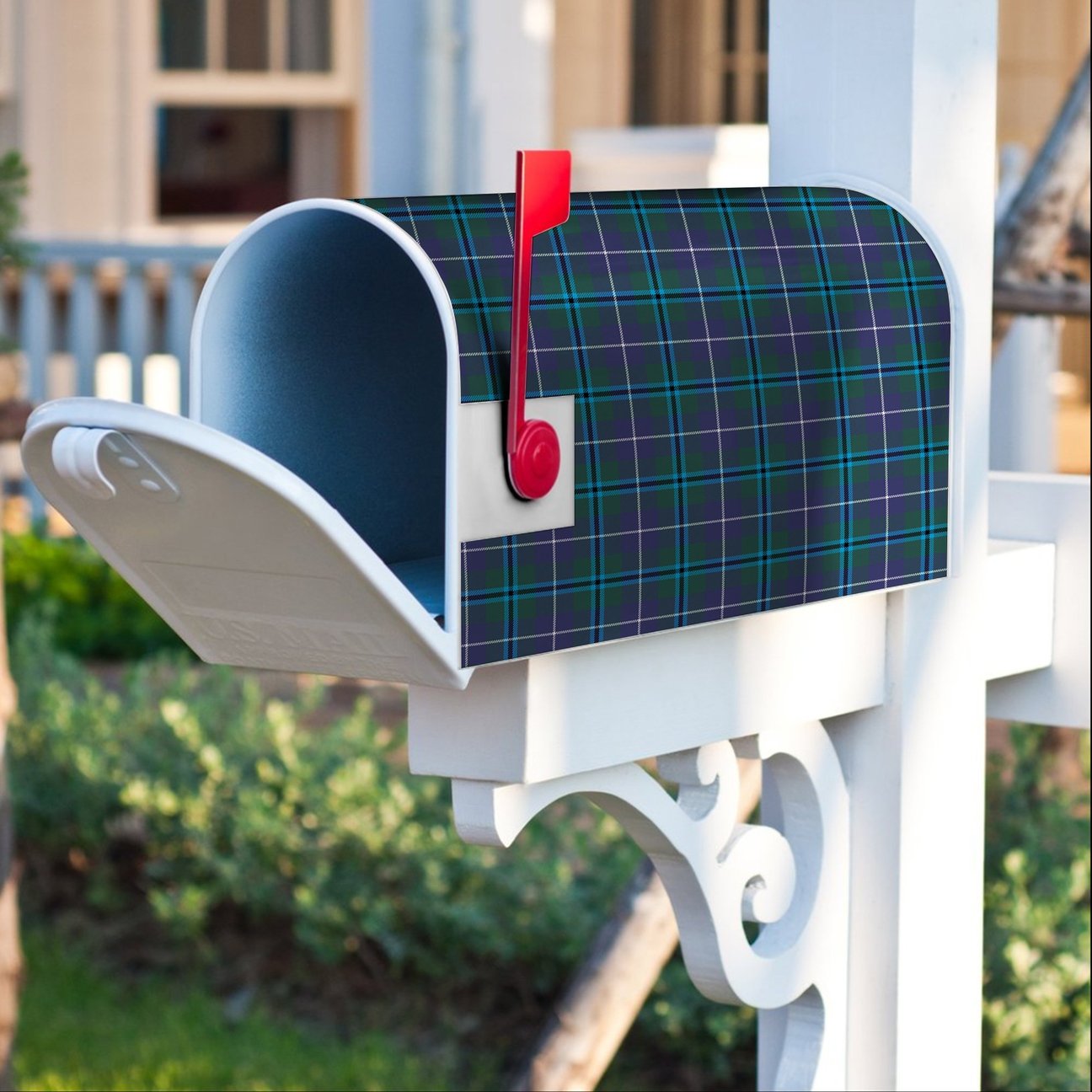 Clan Douglas Modern Tartan Crest Mailbox YI29 Clan Douglas Tartan Today   