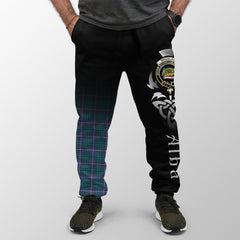 Clan Douglas Modern Tartan Crest Jogger Sweatpants  Alba Celtic Style KV83 Clan Douglas Tartan Today   