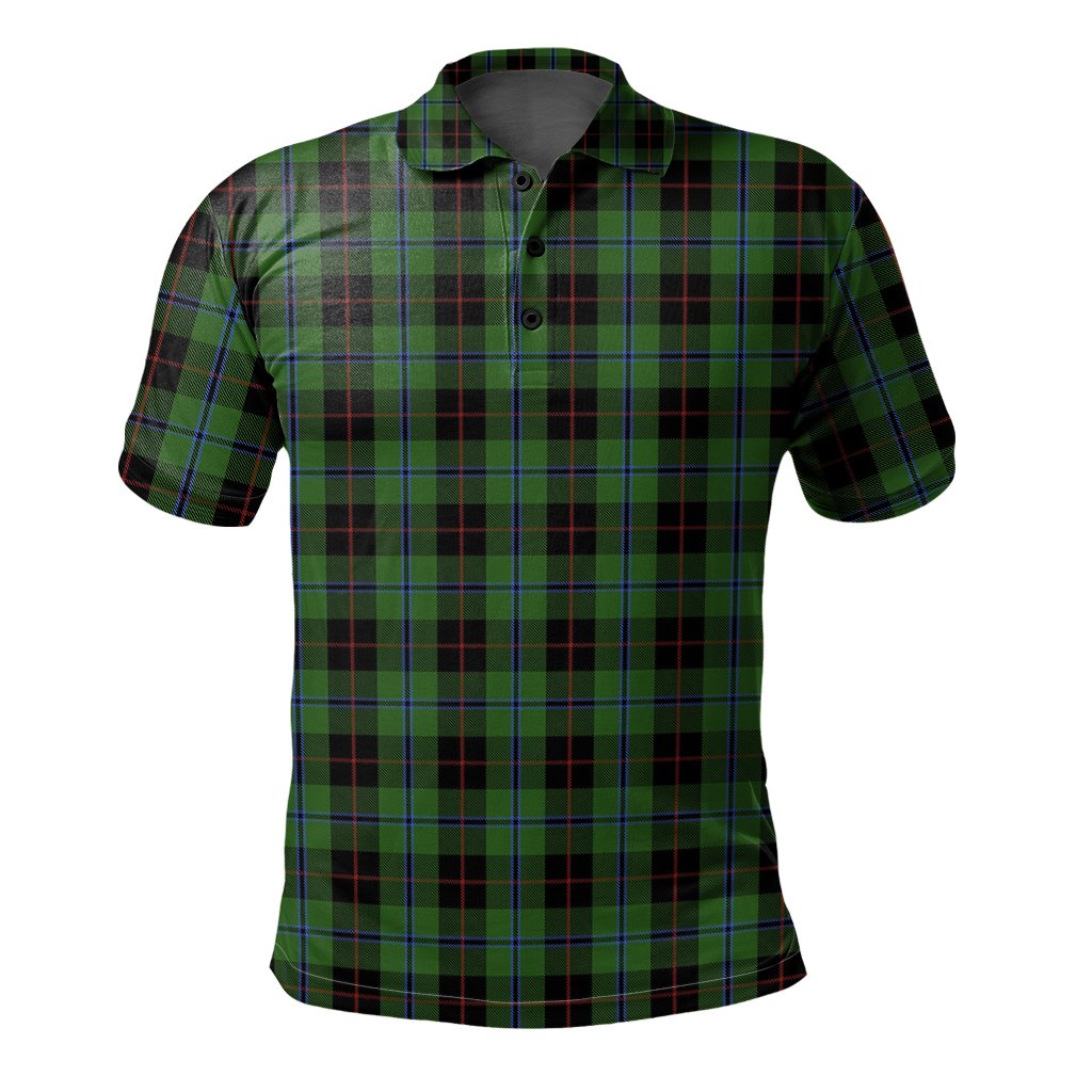 Clan Douglas Black Tartan Polo Shirt YS65 Douglas Black Tartan Tartan Polo   