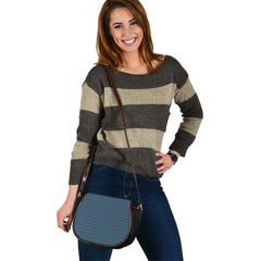 Clan Douglas Modern Tartan Saddle Handbags QP16 Clan Douglas Tartan Today   