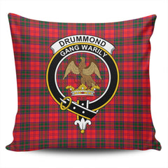 Clan Drummond Modern Tartan Crest Pillow Cover ZX16 Clan Drummond Tartan Today   