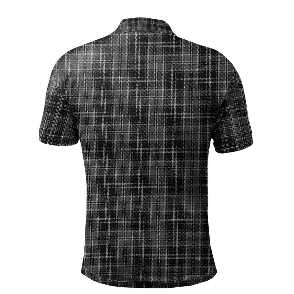 Clan Drummond Grey Tartan Polo Shirt CJ69 Drummond Grey Tartan Tartan Polo   