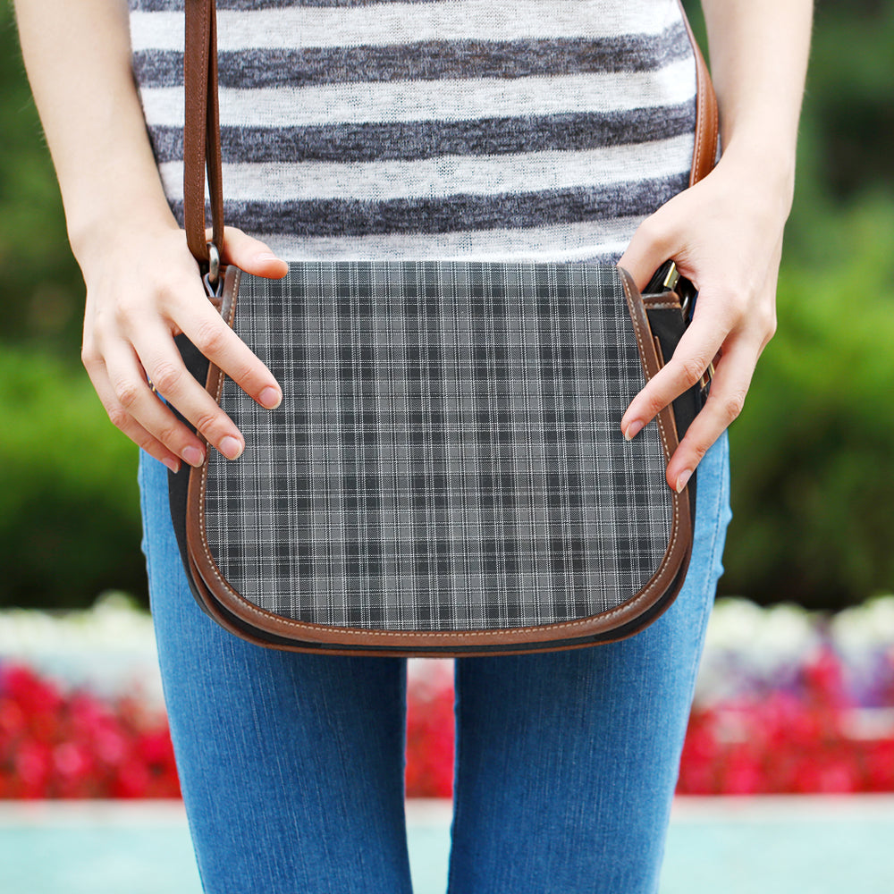 Clan Drummond Grey Tartan Saddle Handbags QS23 Clan Drummond Tartan Today   