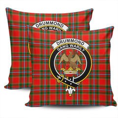 Clan Drummond of Perth Tartan Crest Pillow Cover QJ39 Clan Drummond Tartan Today   