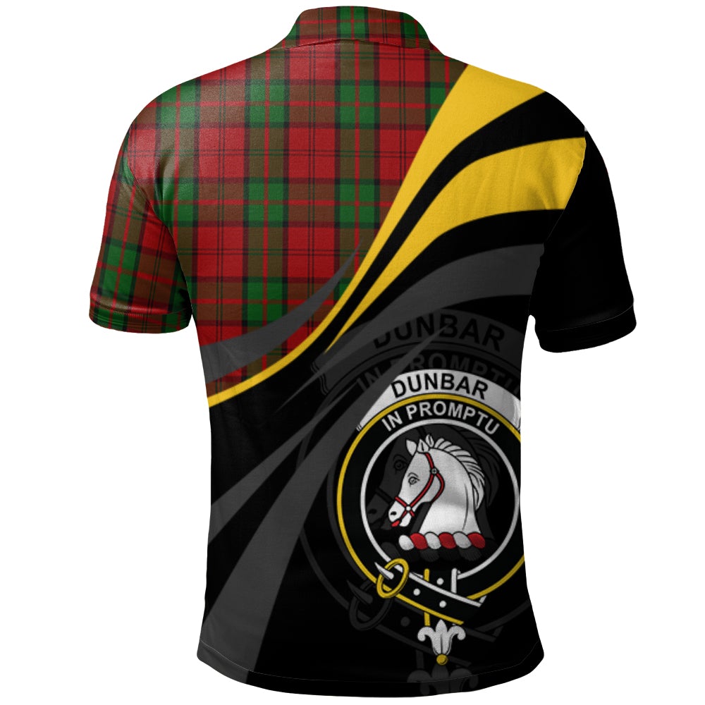 Clan Dunbar Tartan Polo Shirt - Royal Coat Of Arms Style FW19 Dunbar Tartan Tartan Polo   