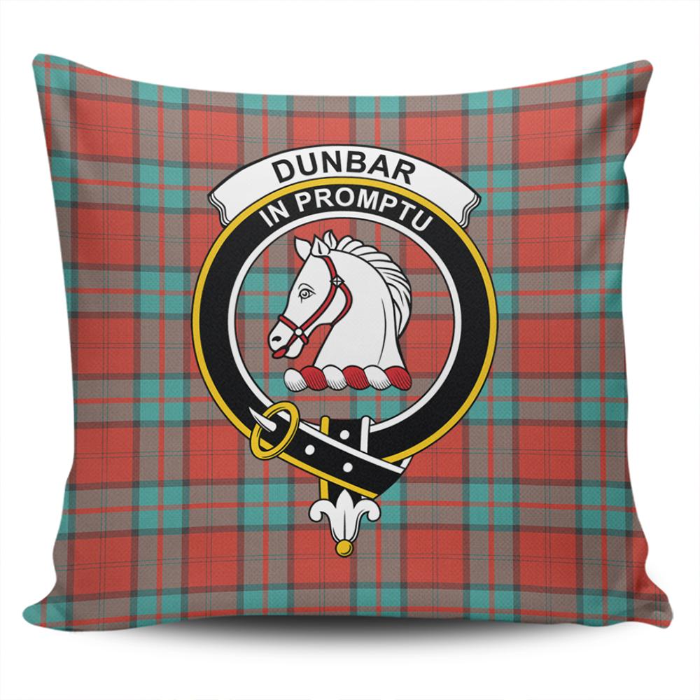 Clan Dunbar Ancient Tartan Crest Pillow Cover QC33 Clan Dunbar Tartan Today   