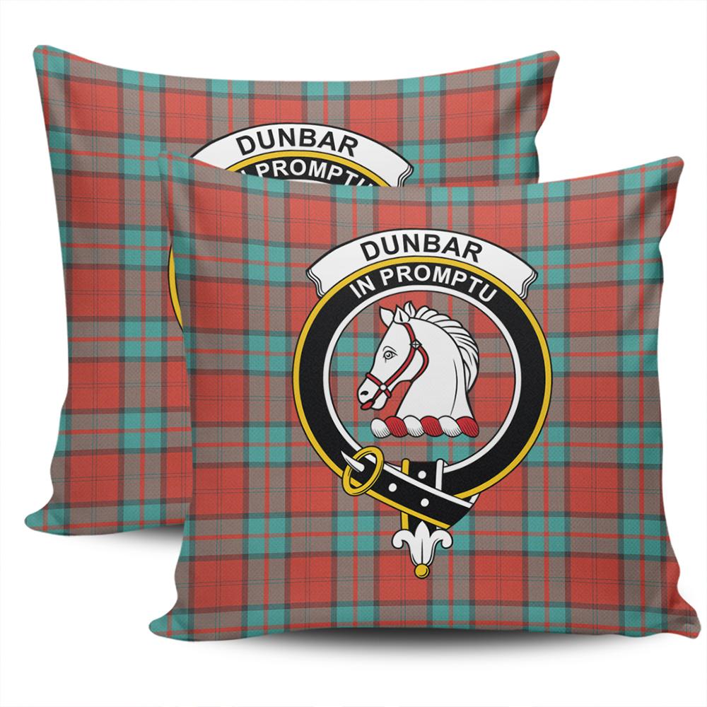 Clan Dunbar Ancient Tartan Crest Pillow Cover QC33 Clan Dunbar Tartan Today   