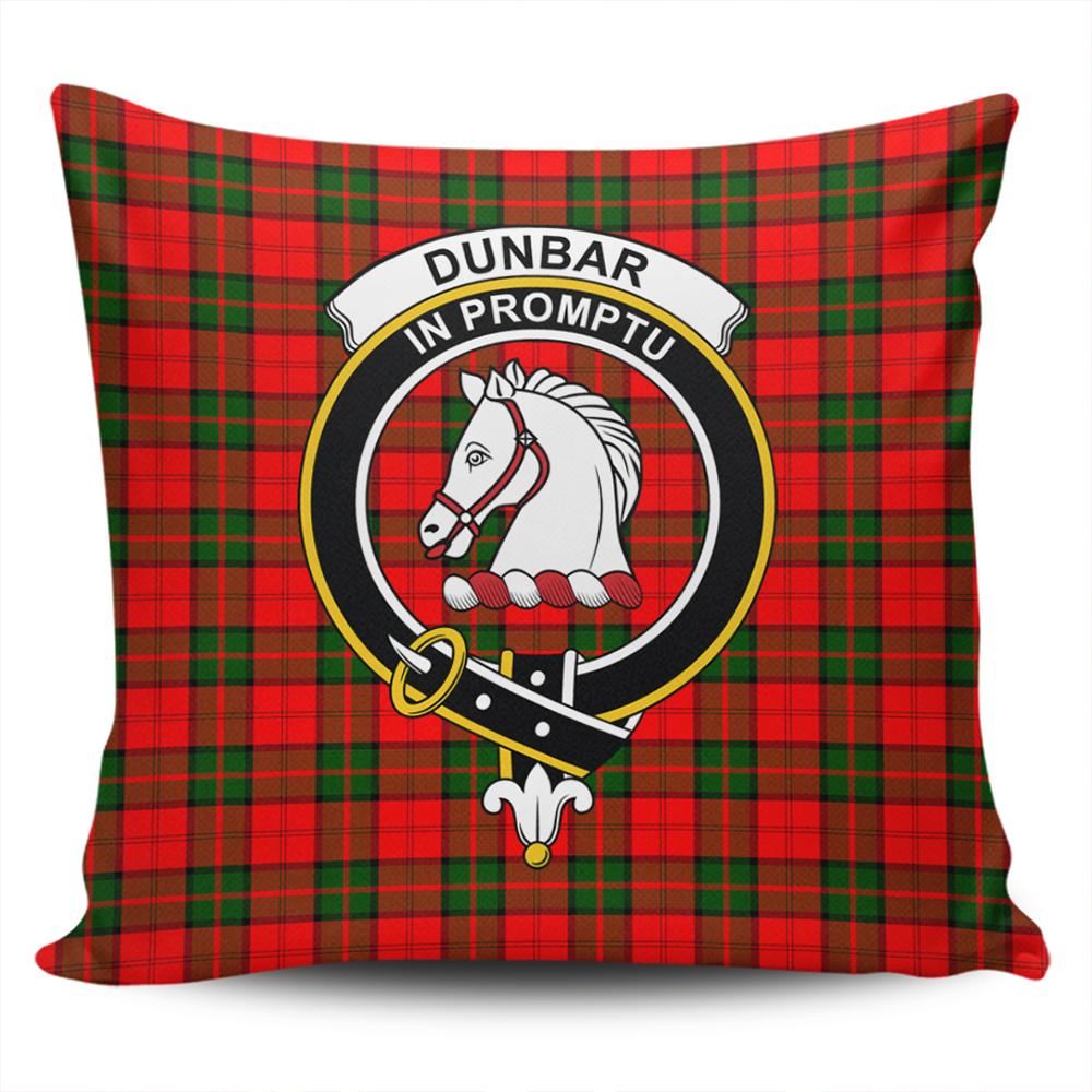Clan Dunbar Modern Tartan Crest Pillow Cover IH83 Clan Dunbar Tartan Today   