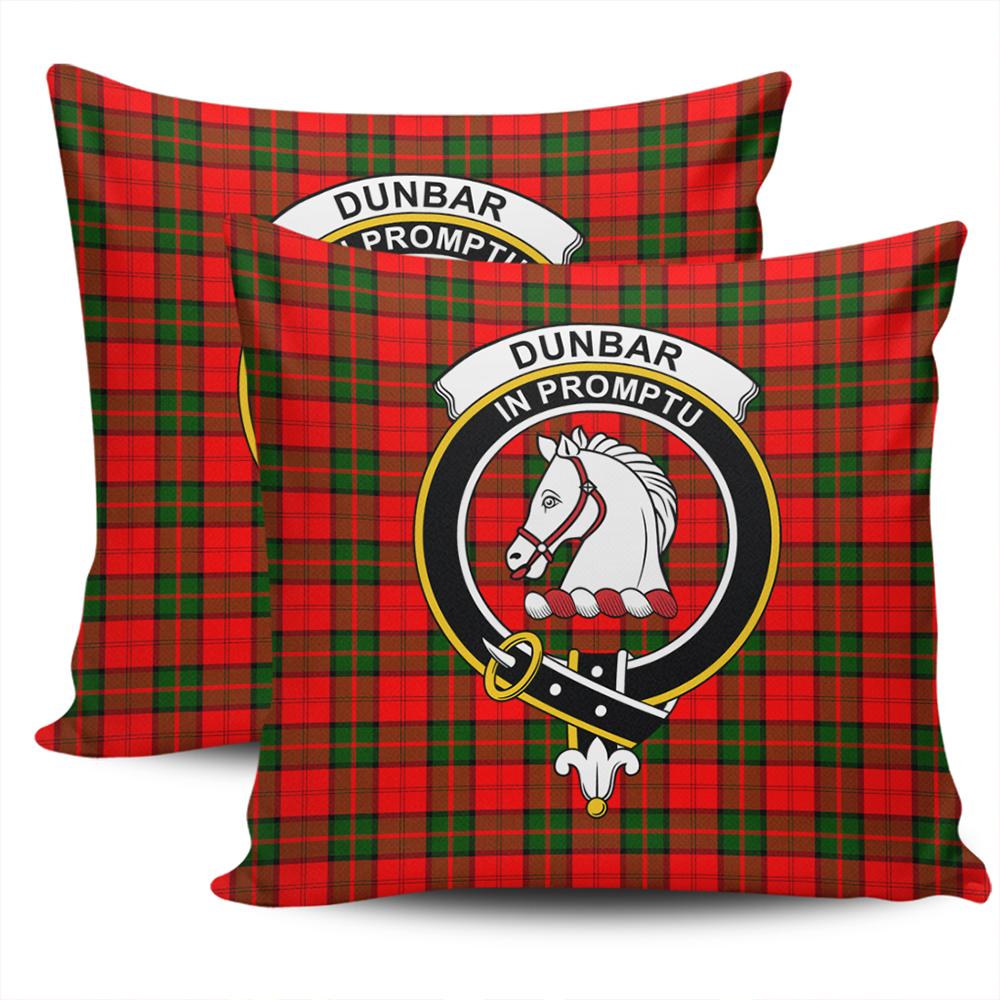 Clan Dunbar Modern Tartan Crest Pillow Cover IH83 Clan Dunbar Tartan Today   