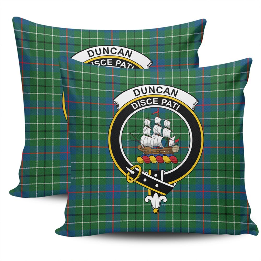 Clan Duncan Ancient Tartan Crest Pillow Cover XD39 Clan Duncan Tartan Today   