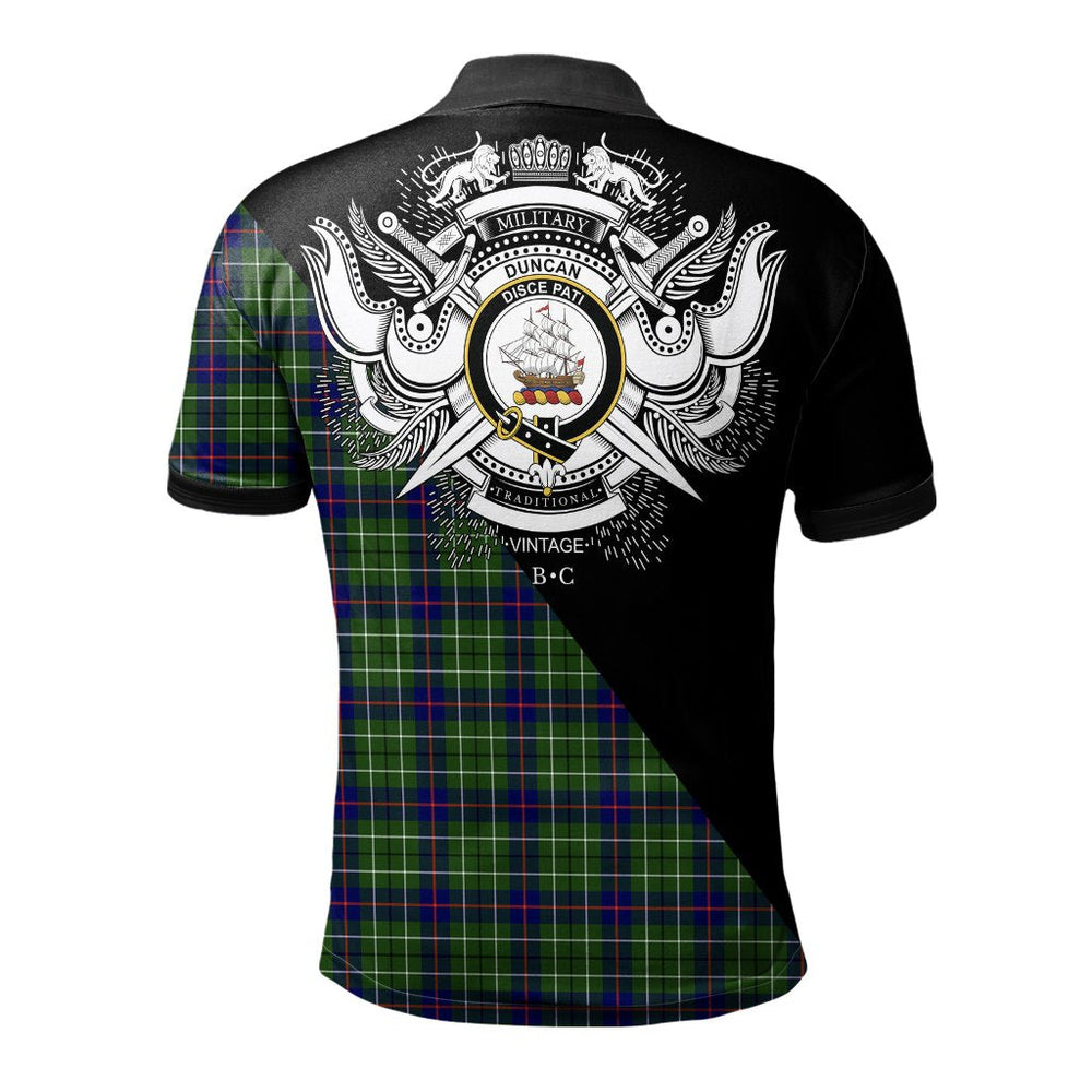 Clan Duncan Modern Clan - Military Polo Shirt MO51 Duncan Modern Tartan Tartan Polo   